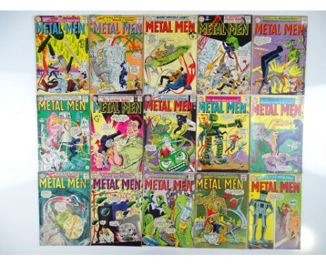 METAL MEN #1, 2, 3, 4, 5, 6, 7, 8, 9, 10, 11, 12, 13, 14, 15 (15 in Lot) - (1963/65 - DC - UK Cover Price) - First solo serie