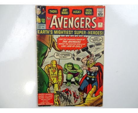 AVENGERS #1 - (1963 - MARVEL - UK Price Variant) - First appearance of the Avengers with original members Iron Man (in clunky