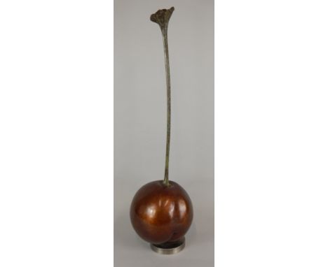 Mark Hall (b.1970).  A Certain Leaning, bronze, 73cm high