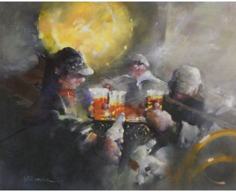 Lawrie Williamson (b.1932).  Hiatus, artist signed limited edition coloured print 2/50, 52cm x 52.5cm