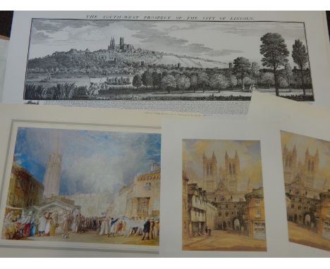 Lincolnshire Interest.  Folder of prints