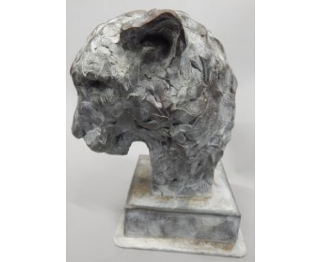 Edward Waites (b.1989).  High and Mighty - snow leopard, bronze, signed and numbered 3/9, 25cm high