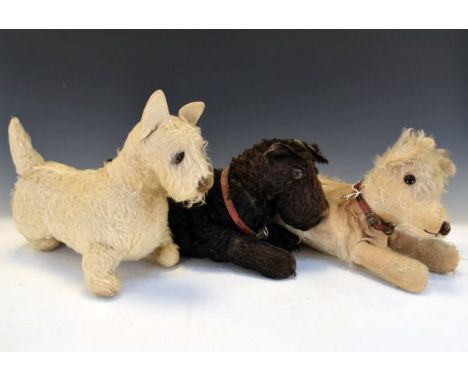 Three vintage soft toys - Dogs   Condition: 