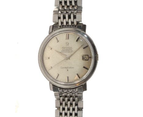 Omega - Gentleman's stainless steel Constellation Automatic Certified Chronometer, Ref: 168.004, silvered dial with date and 