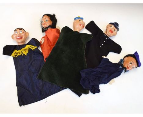 Five vintage Punch & Judy figures   Condition: 