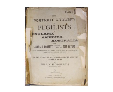 Boxing Interest - The Portrait Gallery Of Pugilists in twelve parts, published by Pugilistic Publishing Co Condition: