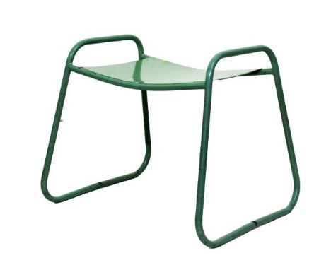 Vintage painted tubular metal stool   Condition: 