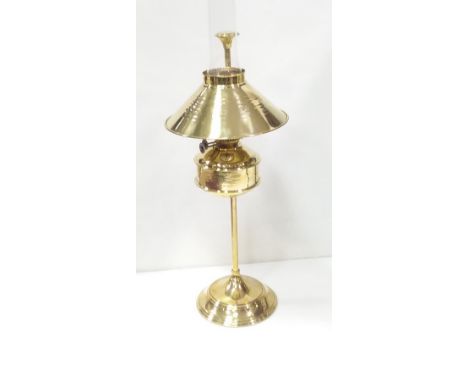 Vintage Students Brass Oil Lamp