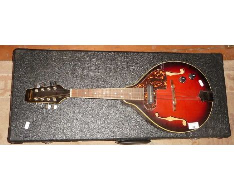 Electric mandolin by Samick (SM-20E) (Artists Series Edition) with hard case