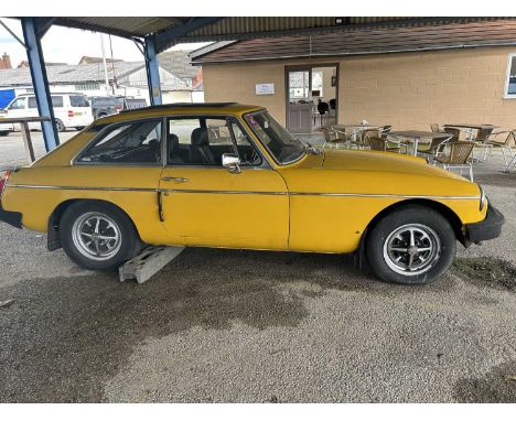 An MGB GT with number plate JJD 40N, maintained by the current owner since 1982 with only four previous owners, showing 63,56