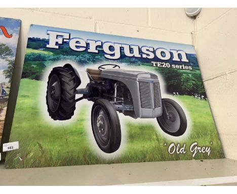 Reproduction thin metal sign 'Ferguson TE20' Tractor
