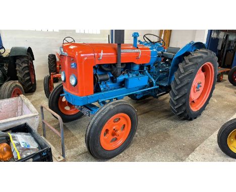 A Fordson Super Major Tractor, in fully restored condition, reported running when placed into storage