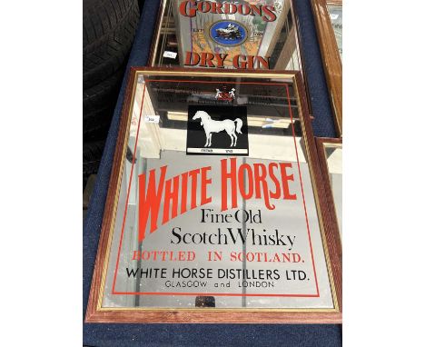 White Horse Fine Old Scotch Whisky pub mirror