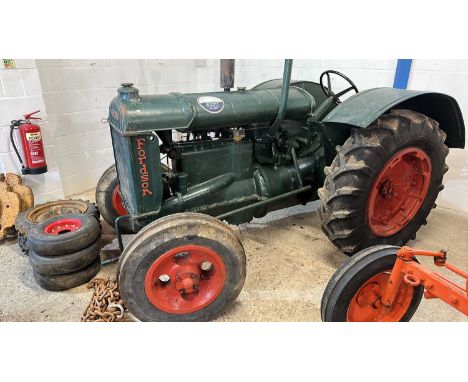 Fordson Tractor in restored condition subject to a prior restoration, believed to have been running when placed into storage