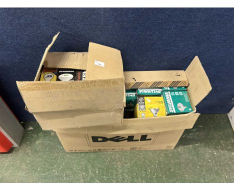 Two boxes of light bulbs