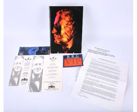James Bond - Ian Fleming, Celebrity Golf Classic brochure, Stoke Park, 1999, with dinner invitation, menu card, schedule for 