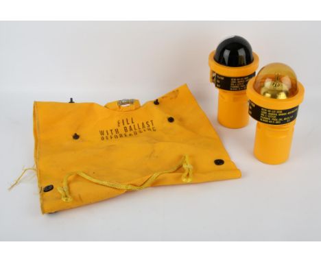 James Bond - Casino Royale (2006), airport scenes (filmed at Dunsfold Aerodrome) danger obstruction warning light markers x2 