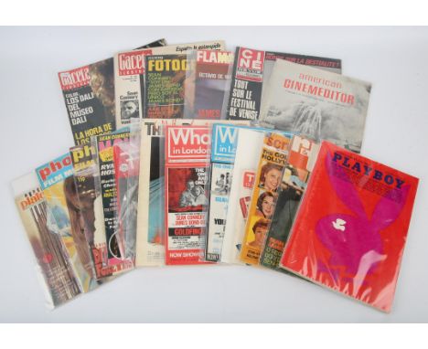 James Bond: Collection of 1970s vintage magazines from the Diamonds Are Forever release period,including Whats on in London, 
