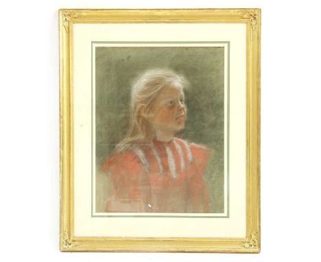 Peder Severin Krøyer (Danish, 1851-1909)Portrait of Vibeke Kroyer, the artist's daughtersigned lower left with initials 'SK'p