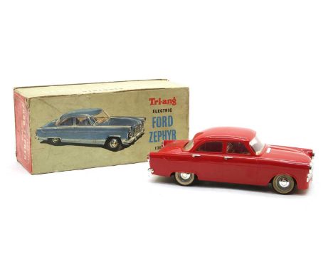 A Triang electric Ford Zephyr, 1/20 scale, in original boxCondition report: Scratches to roof and bodyBack of car has had poo