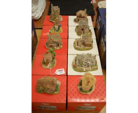 Ten various Lilliput Lane models to include The Toy Shop, Walton Lodge, Puffin Row, and Tea Caddy Cottage, etc (all boxed)