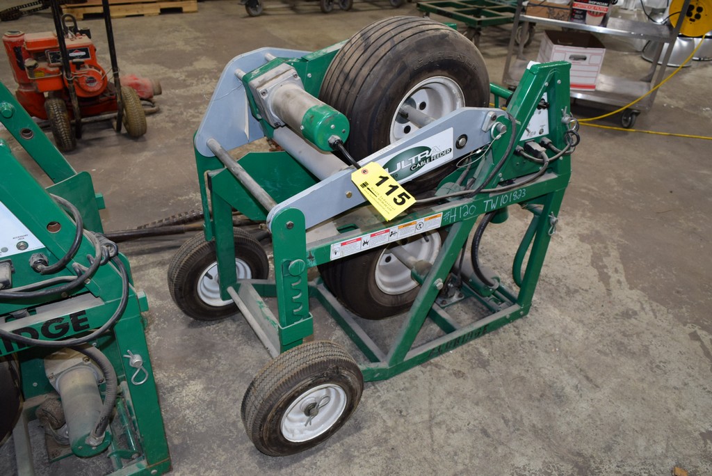 GREENLEE 68 TON 6810 ULTRA PORTABLE CABLE PULLER S/N ADA02142YJ, .25