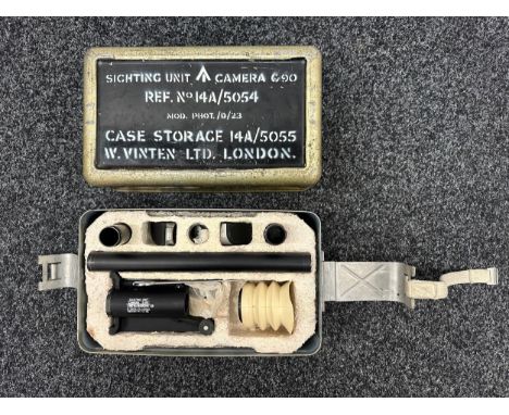 Sightiing Unit Camera C90 mounting kit, 14A/5054, D/23, case ref 14A/5055, cased 