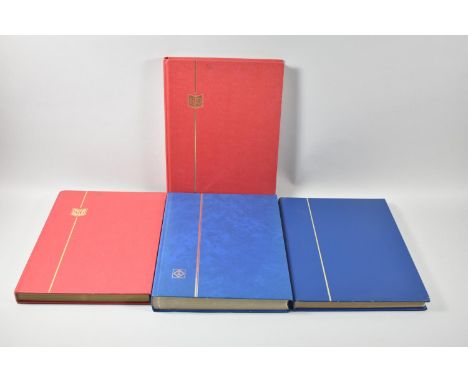 Four Stamp Stock Books Containing British, Foreign and Commonwealth Stamps 