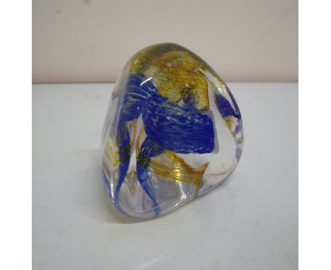 Small Caithness pebble glass paperweight (6cm high)
