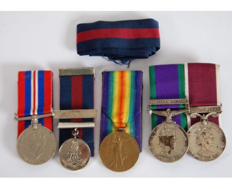 THE QUEEN ELIZABETH II MEDALS SWARDED TO  24164640 T.P.R. M.J. ROBERTSON L.G.,  viz, Campaign Service Medal with Northern Ire