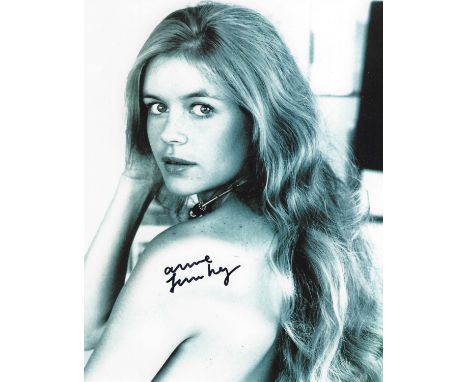 Bond Girl, Anne Lonnberg signed 10x8 black and white photograph. Lonnberg is known for playing the museum guide and one of Dr