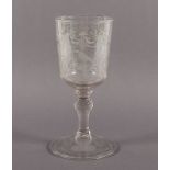 Pokal, Glas, 18.Jh.