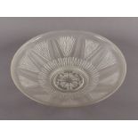 ART-DECO-SCHALE, Glas, best., Frankreich, im 1920