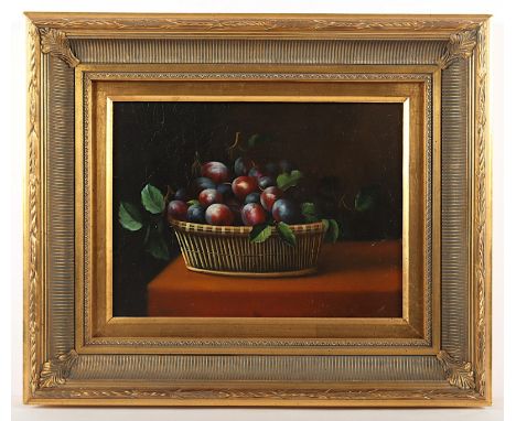 MALER DES 20.JH., "Früchtestilleben", Öl/Holz, 30 x 40, R. 