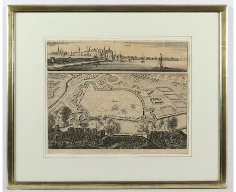 BONN, Kupferstich, 29 x 38, von Johann Jakob Senfftel, MERIAN, um 1680, R. 