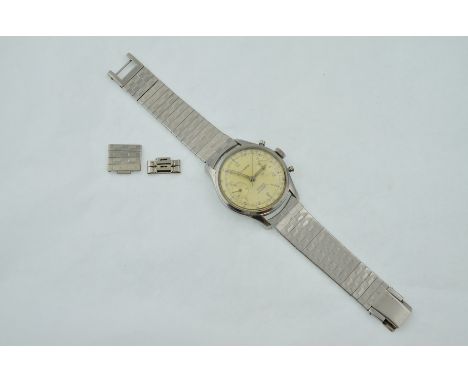 A NEVADA stainless steel manual wind 17 jewel anti-magnetic wrist watch, working, wear commensurate with age.