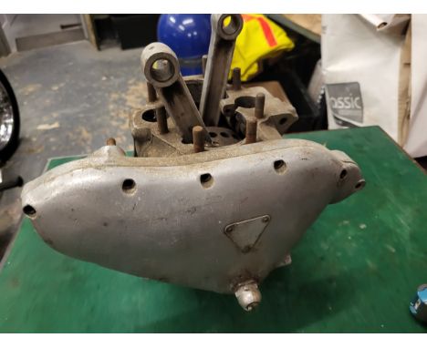 A Triumph Speed Twin crankcase, Number 48 5T 90125. Dating to 1948. (1 item)