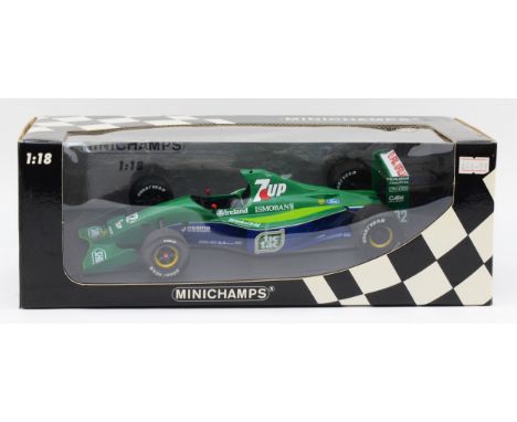 Minichamps, Michael Schumacher, Jordan Ford 191, Belgian GP 1991, scale 1:18, box. (1 item)