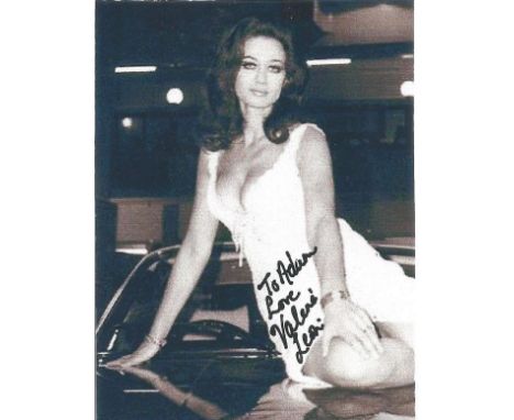 James Bond Valerie Leon signed 4x3 black and white photo. Valerie Therese Leon born 12 November 1943 is an English actress an