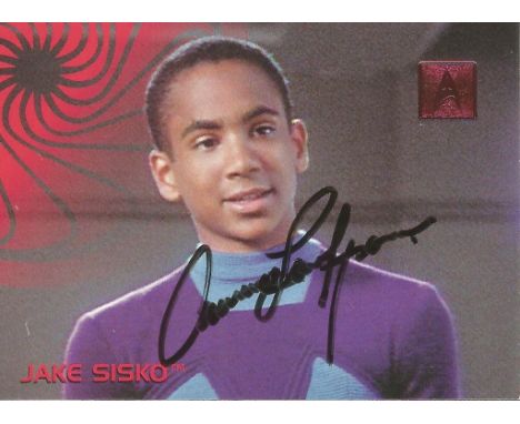Star Gate. Cirroc Lofton Jake Sisko Handsigned Offical Star Gate Card. Card No 179. Good Condition, Well Sought after. Good c