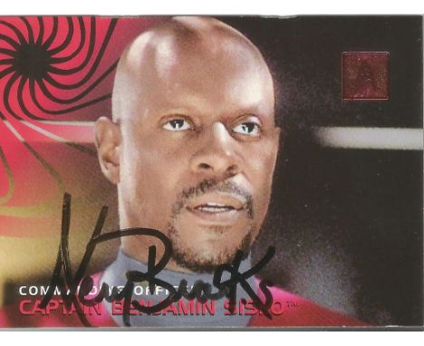 Star Gate. Avery Brooks Commander Sisko Handsigned Offical Star Gate Card. Card No 173. Good Condition. Well Sought After. Go