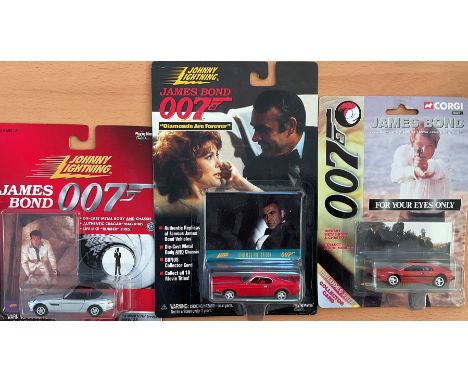 James Bond 007 Corgi The Definitive Bond Collection Aston Martin DB5, 1973 Ford Mustang, BMW Z8 die cast model collection in 