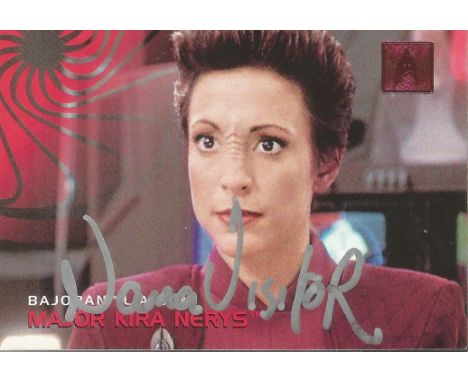 Star Gate. Nana Visitor Major Kira Handsigned Offical Star Gate Card. Card No 174. Good Condition, Well Sought After. Good co