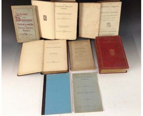 Local Interest - Memorial of Old Derbyshire, edited by Rev. J. Charles Cox, Bemrose and Sons Limited, London 1907, 394pp + ad