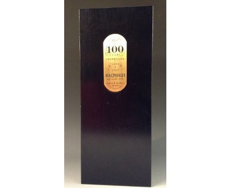 MacPhail's Malt Scotch Whiskey, 100 Years Centenary 1895-1995, Bottle Number 338, 70cl, 40%, label good, seal intact, present