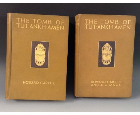 Egyptology - Carter (Howard), The Tomb of Tutankhamen: Discovered by the Late Earl of Carnarvon and Howard Carter, first edit