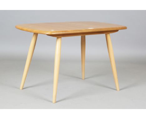 An Ercol pale elm coffee table, height 45cm, width 73cm, depth 44.5cm.Buyer’s Premium 29.4% (including VAT @ 20%) of the hamm