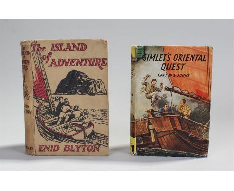 Enid Blyton, The Island of Adventure, London Macmillan and Co Ltd, 1944, First edition, missing dust cover, together with Cap