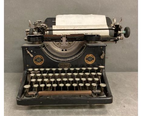 A vintage Franz Bode triumph typewriter 