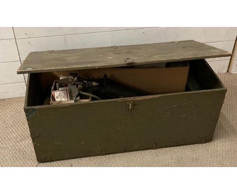 A large selection of vintage medical equipment to include testing equipment 